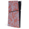 Airy Blue Floral PS5 Slim Digital Edition Console Skin
