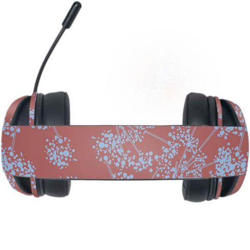 Airy Blue Floral Razer Kraken X Skin