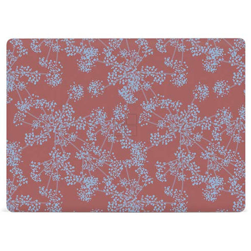 Airy Blue Floral Surface Laptop 2 Skin