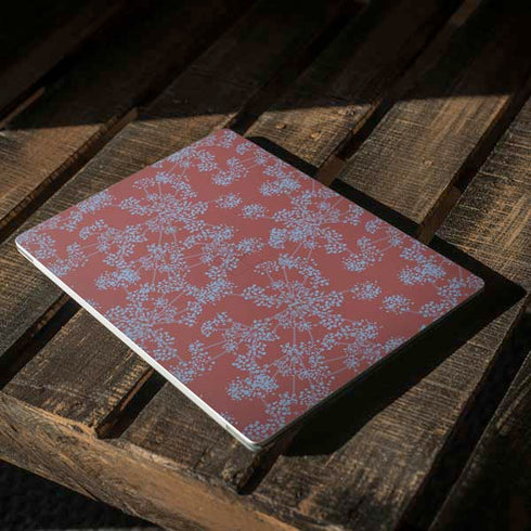 Airy Blue Floral Surface Laptop 2 Skin