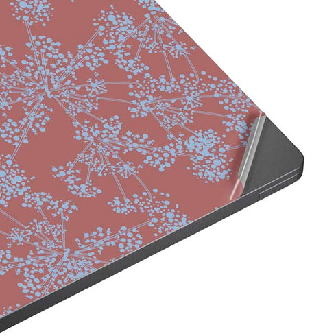 Airy Blue Floral Surface Laptop 7 13.8in Skin