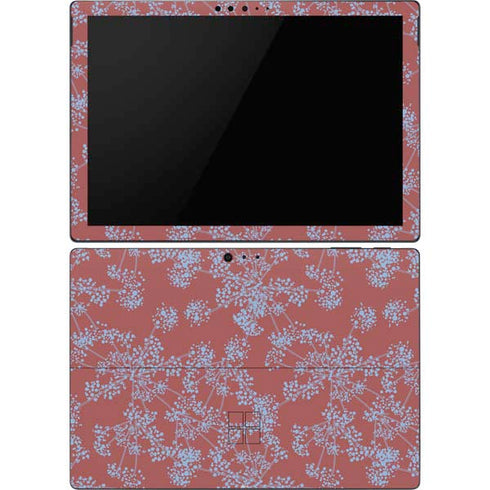Airy Blue Floral Surface Pro 6 Skin