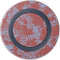 Airy Blue Floral Wireless Charger Skin