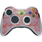 Airy Blue Floral Xbox 360 Wireless Controller Skin