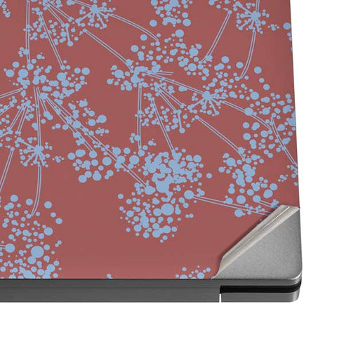 Airy Blue Floral Dell XPS Skin