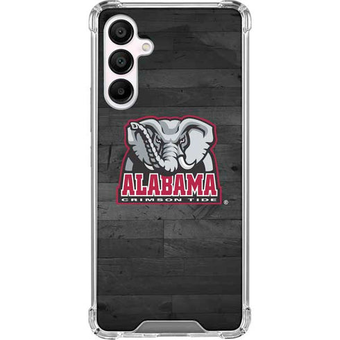 University of Alabama Basketball Wood Galaxy A16 5G Clear Case