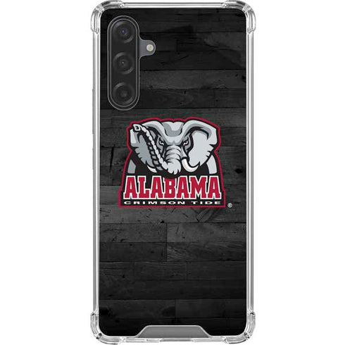 University of Alabama Basketball Wood Galaxy A17 Clear Case