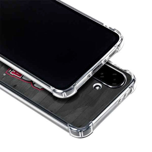 University of Alabama Basketball Wood Galaxy A36 5G Clear Case