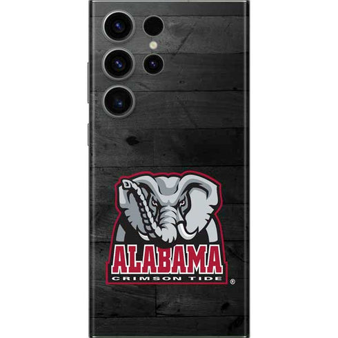 University of Alabama Basketball Wood Galaxy Skins