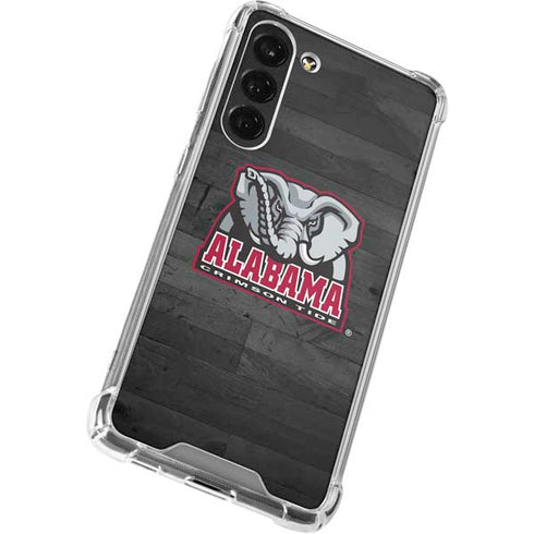 University of Alabama Basketball Wood Galaxy S24 FE Clear Case