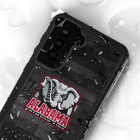 University of Alabama Basketball Wood Galaxy S24 Plus Waterproof Case