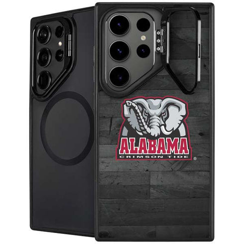 University of Alabama Basketball Wood Galaxy Cases