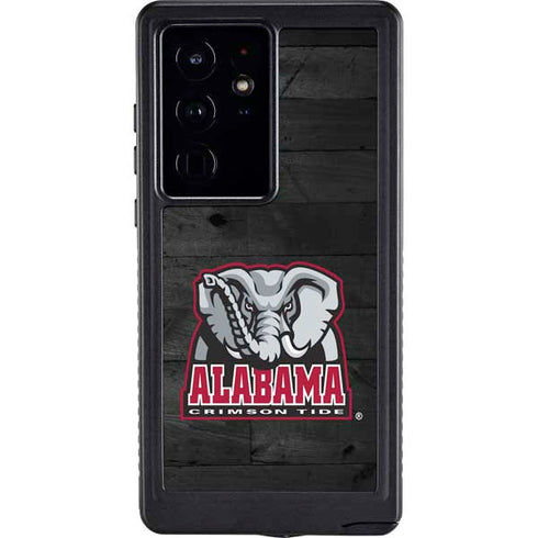 University of Alabama Basketball Wood Galaxy S24 Ultra Waterproof Case