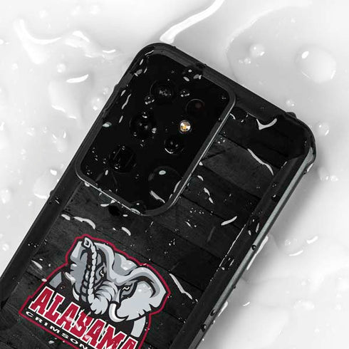 University of Alabama Basketball Wood Galaxy S24 Ultra Waterproof Case
