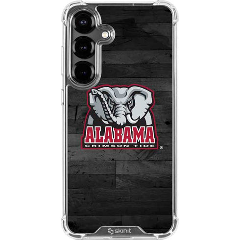 University of Alabama Basketball Wood Galaxy S26 Clear Case
