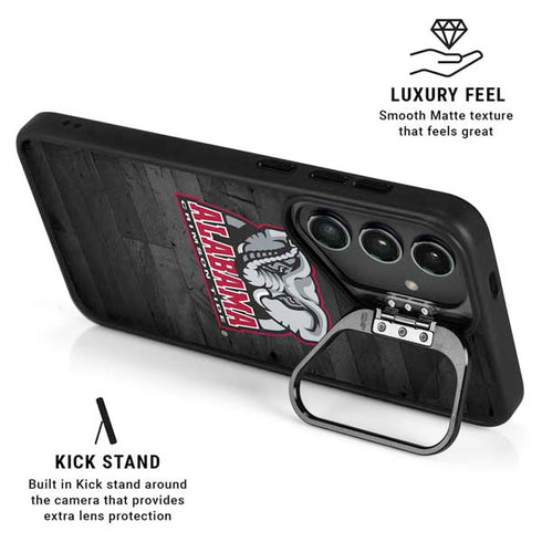 University of Alabama Basketball Wood Galaxy S26 Plus Kickstand Case
