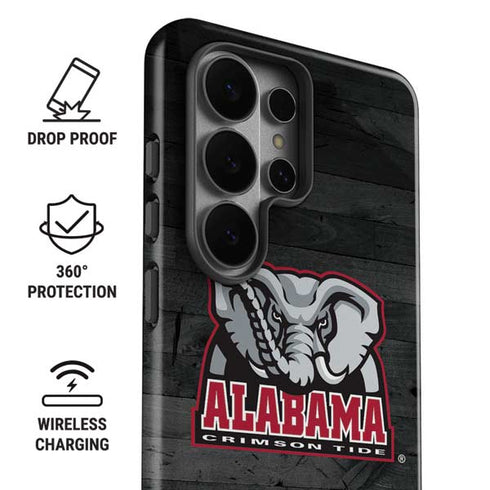 University of Alabama Basketball Wood Galaxy S26 Ultra Impact Case
