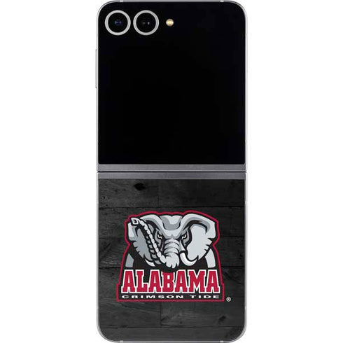 University of Alabama Basketball Wood Galaxy Z Flip6 Skin