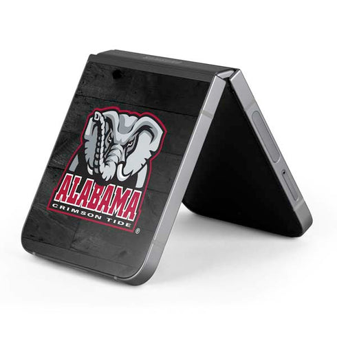 University of Alabama Basketball Wood Galaxy Z Flip6 Skin