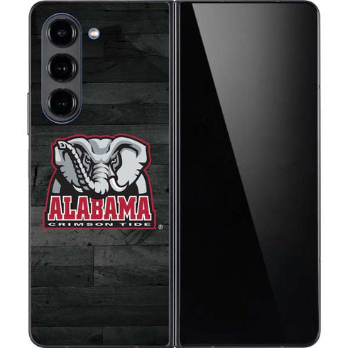 University of Alabama Basketball Wood Galaxy Z Fold5 5G Skin