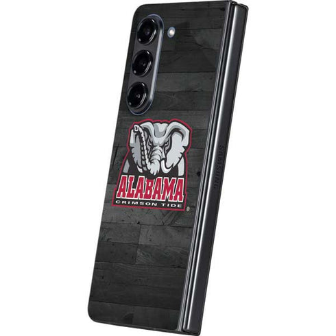University of Alabama Basketball Wood Galaxy Z Fold5 5G Skin