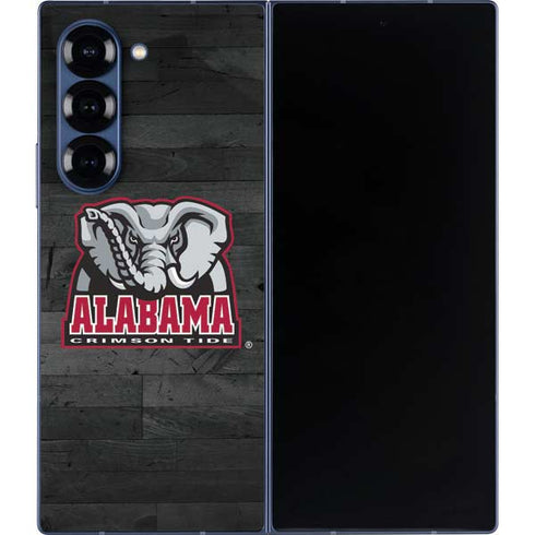 University of Alabama Basketball Wood Galaxy Z Fold6 Skin