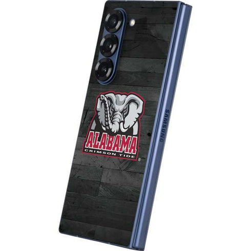 University of Alabama Basketball Wood Galaxy Z Fold6 Skin