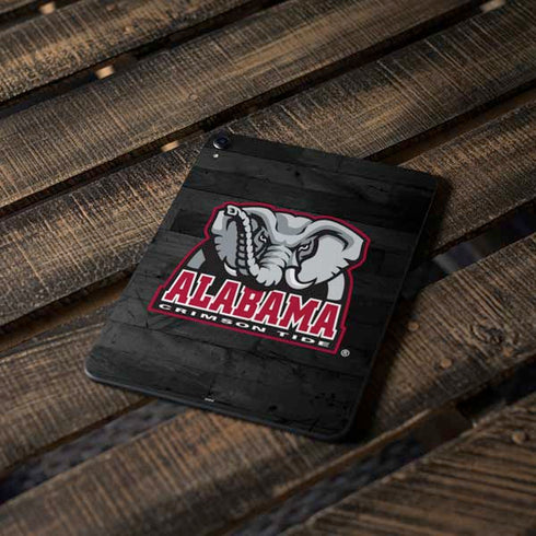 University of Alabama Basketball Wood Apple iPad Pro Skin