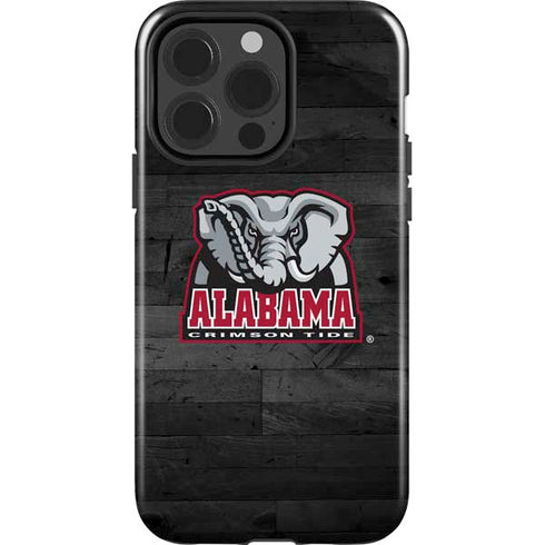 University of Alabama Basketball Wood iPhone 15 Pro Impact Case