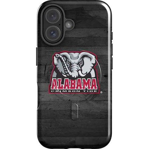 University of Alabama Basketball Wood iPhone 16 Magsafe Impact Case