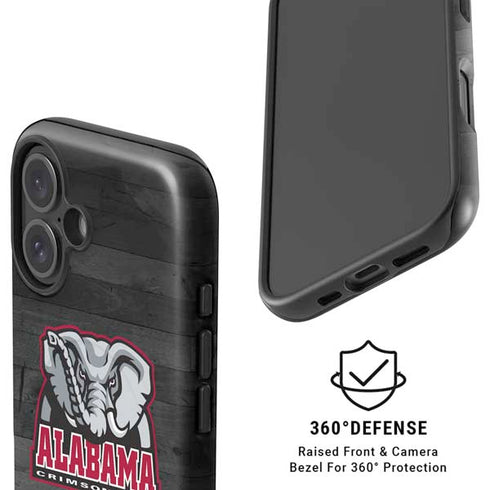 University of Alabama Basketball Wood iPhone 16 Plus Magsafe Impact Case