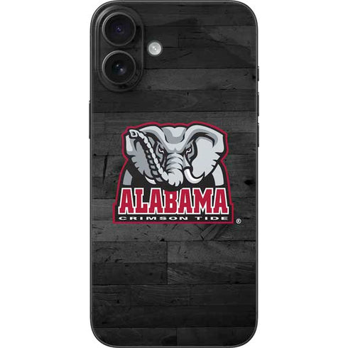 University of Alabama Basketball Wood iPhone 16 Plus Skin