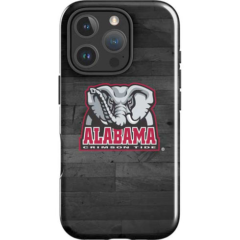 University of Alabama Basketball Wood iPhone 16 Pro Impact Case