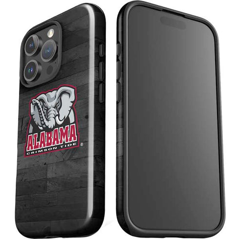 University of Alabama Basketball Wood iPhone 16 Pro Impact Case