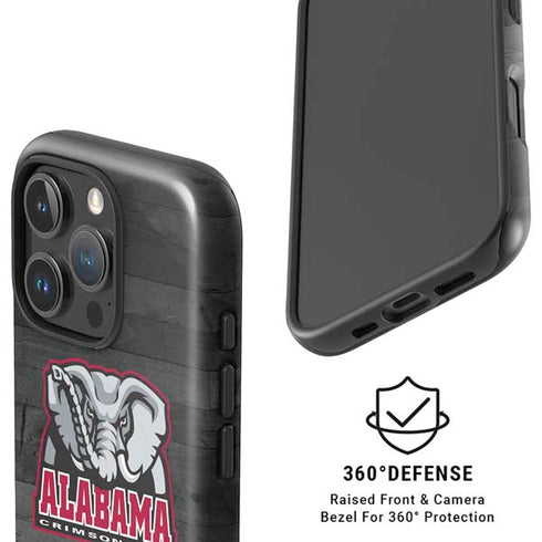 University of Alabama Basketball Wood iPhone 16 Pro Max Magsafe Impact Case