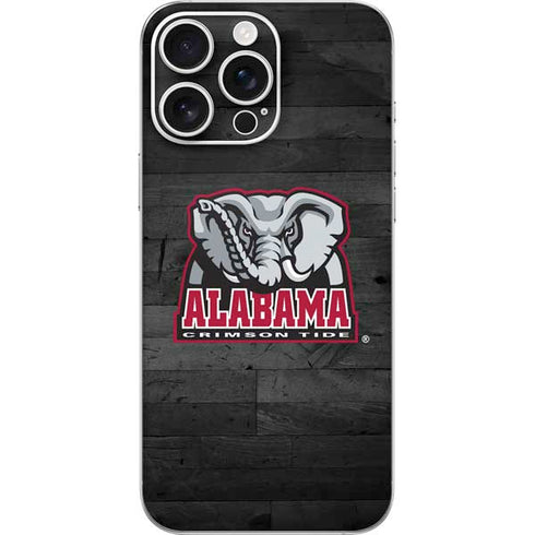 University of Alabama Basketball Wood iPhone 16 Pro Max Skin