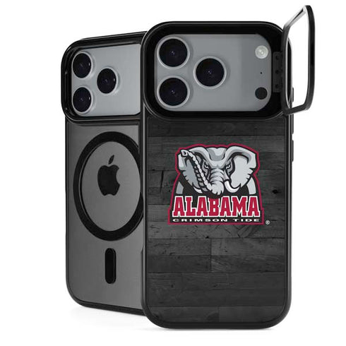 University of Alabama Basketball Wood iPhone 18 Pro Kickstand Case