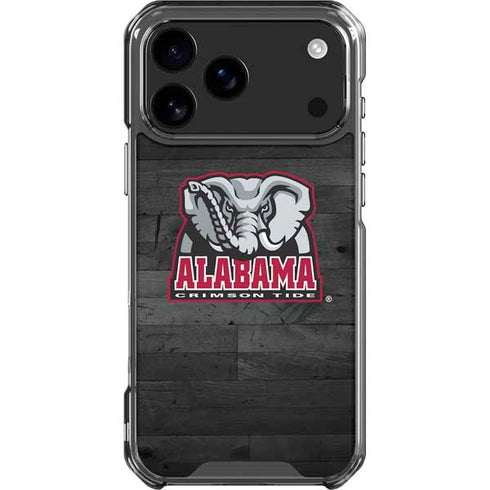University of Alabama Basketball Wood iPhone 18 Pro Max Clear Case