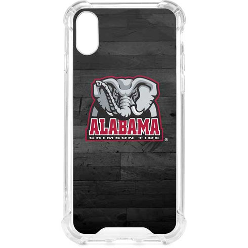 University of Alabama Basketball Wood iPhone XS Clear Case