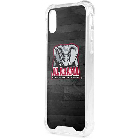 University of Alabama Basketball Wood iPhone XS Clear Case