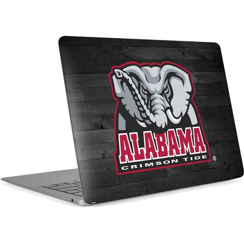 University of Alabama Basketball Wood Apple MacBook Air Skin