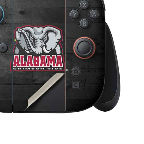 University of Alabama Basketball Wood Nintendo Switch 2 (2025) Joy-Con Controller Skin