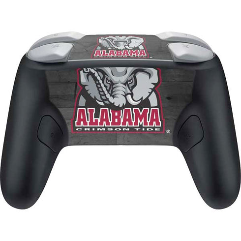 University of Alabama Basketball Wood Nintendo Switch 2 (2025) Pro Controller Skin