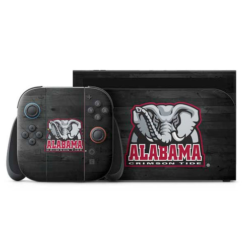 University of Alabama Basketball Wood Nintendo Skins