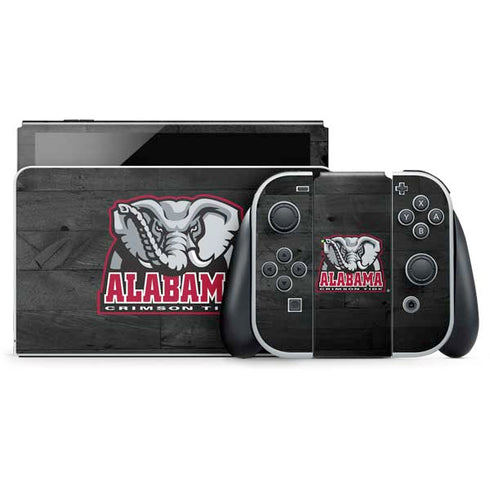 University of Alabama Basketball Wood Nintendo Skins