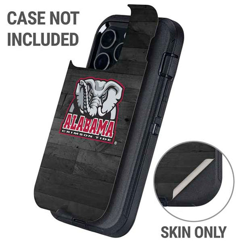 University of Alabama Basketball Wood Otterbox Defender iPhone Skin