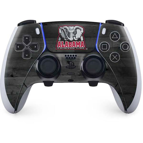 University of Alabama Basketball Wood PS5 DualSense Edge Pro Controller Skin