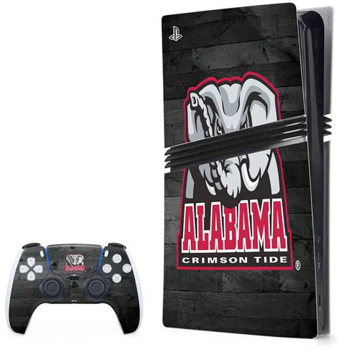 University of Alabama Basketball Wood PS5 Pro Bundle Skin