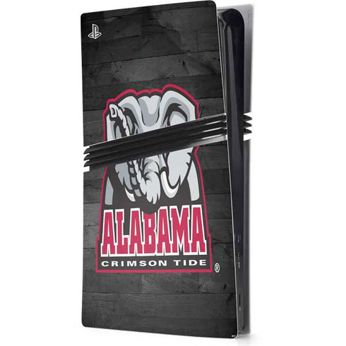 University of Alabama Basketball Wood PS5 Pro Console Skin