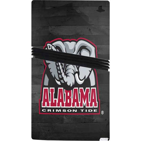 University of Alabama Basketball Wood PS5 Pro Console Skin